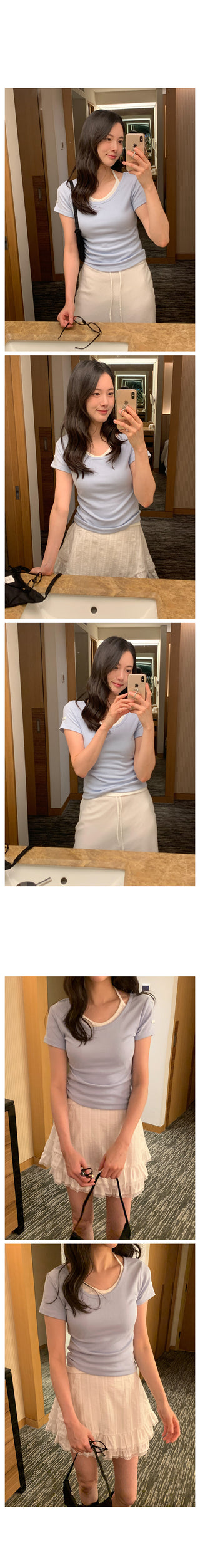 Lace skirt pants