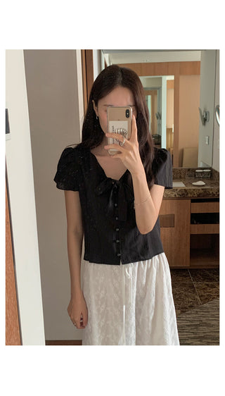 Lace long skirt