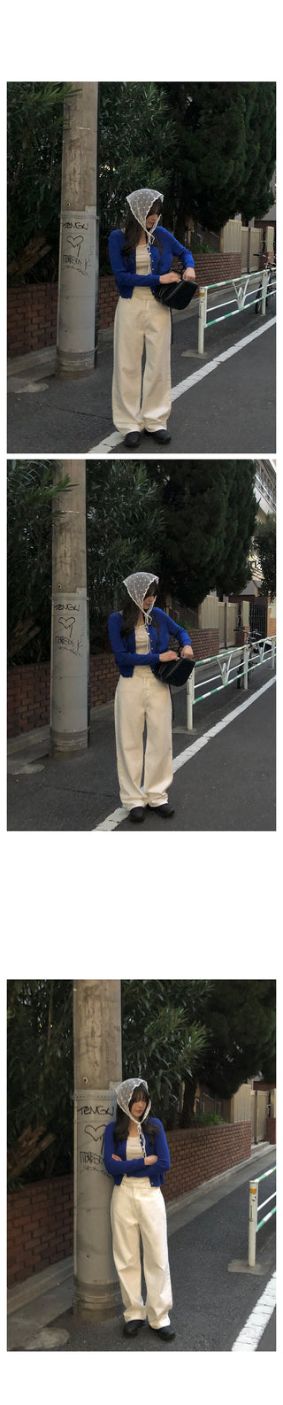 Basic wide cotton pants