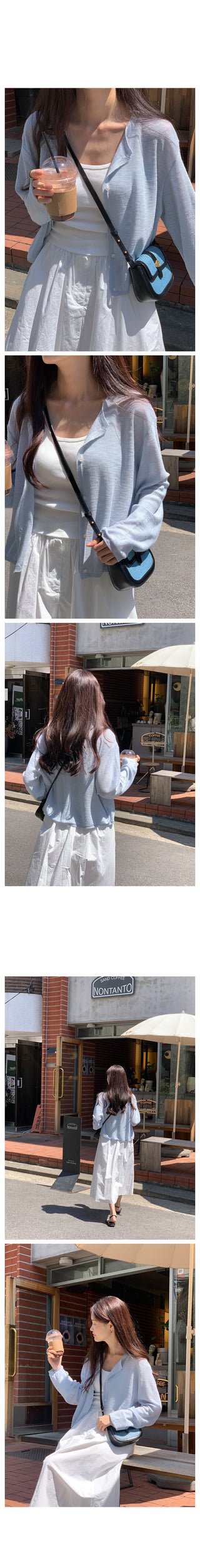 Linen Round Cardigan