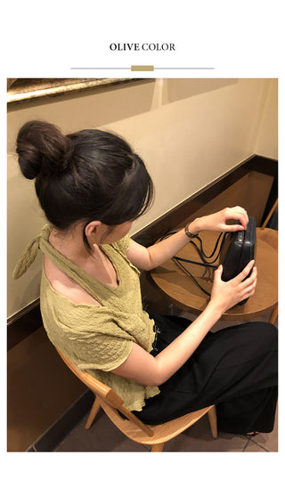 Loose-fit check shirt