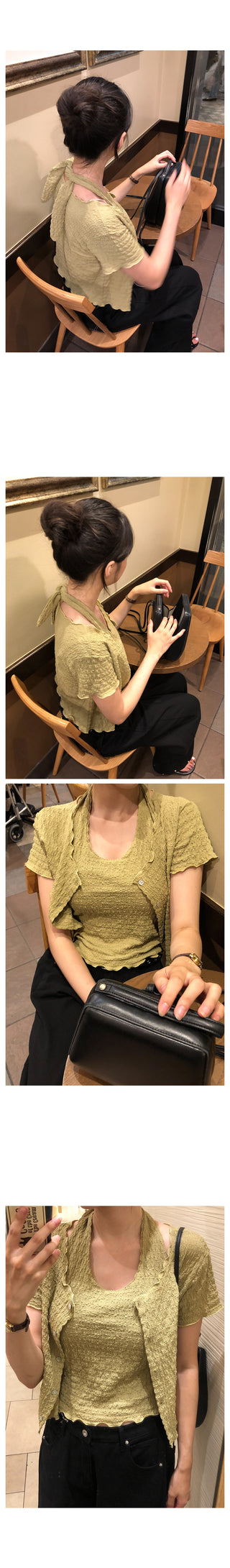 Loose-fit check shirt