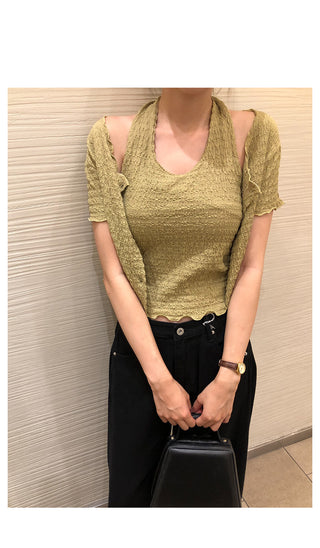Loose-fit check shirt