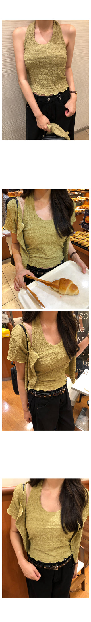 Loose-fit check shirt