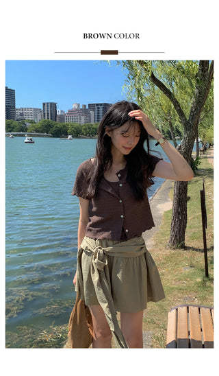 Loose-fit check shirt
