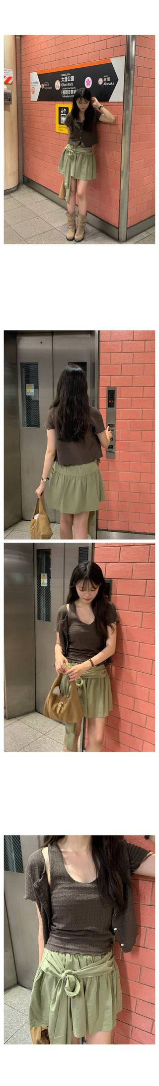 Loose-fit check shirt