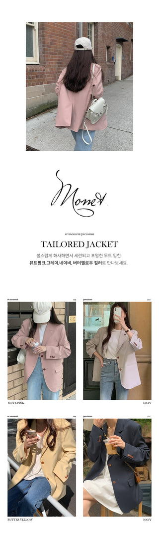 Monet tailored jacket, 4 colors!
