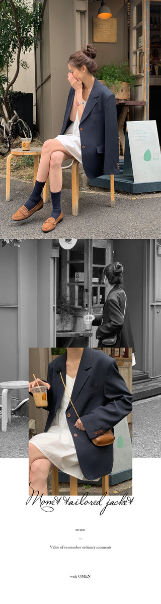 Monet tailored jacket, 4 colors!