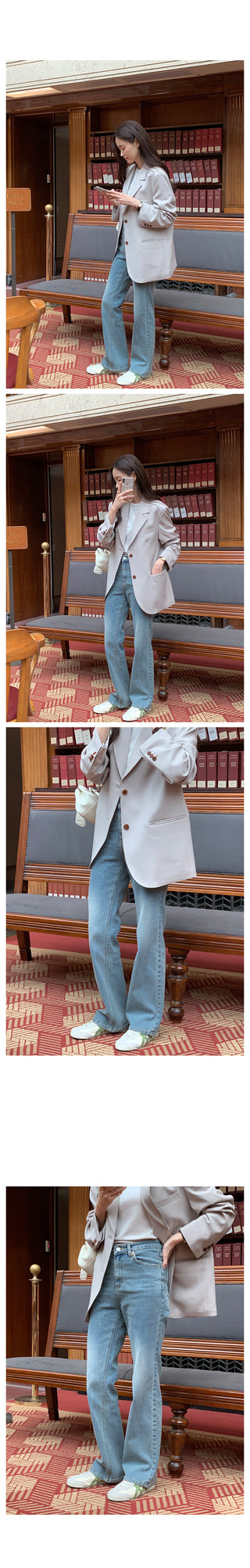 Monet tailored jacket, 4 colors!