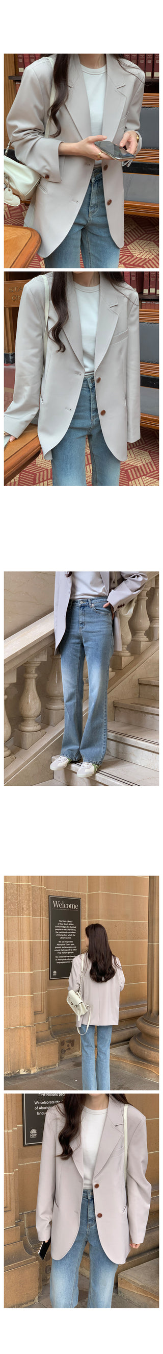 Monet tailored jacket, 4 colors!