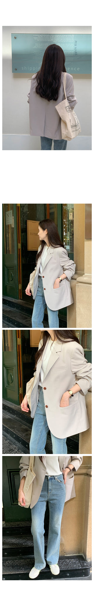 Monet tailored jacket, 4 colors!