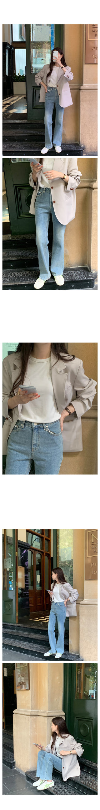 Monet tailored jacket, 4 colors!