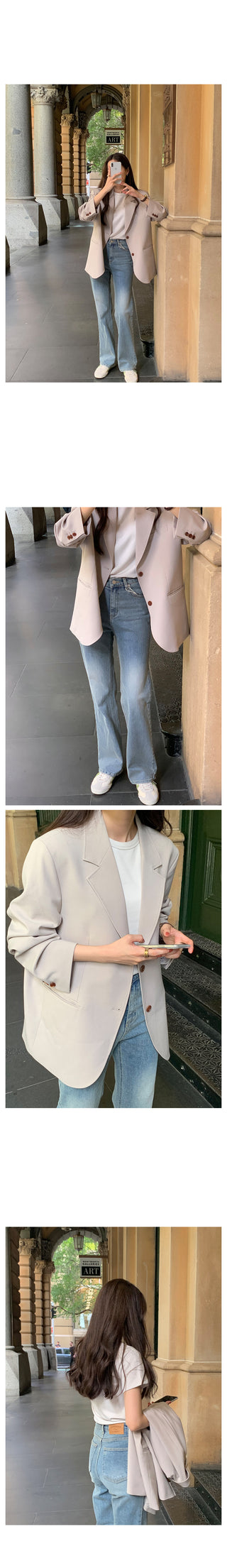 Monet tailored jacket, 4 colors!