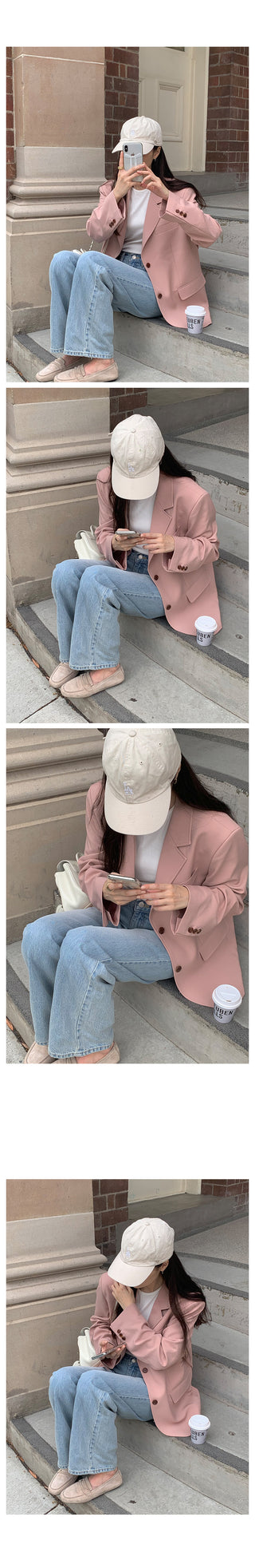 Monet tailored jacket, 4 colors!