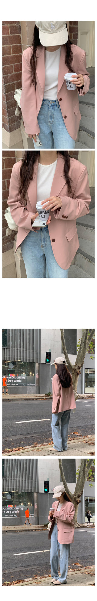 Monet tailored jacket, 4 colors!