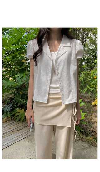 Lace shirt blouse