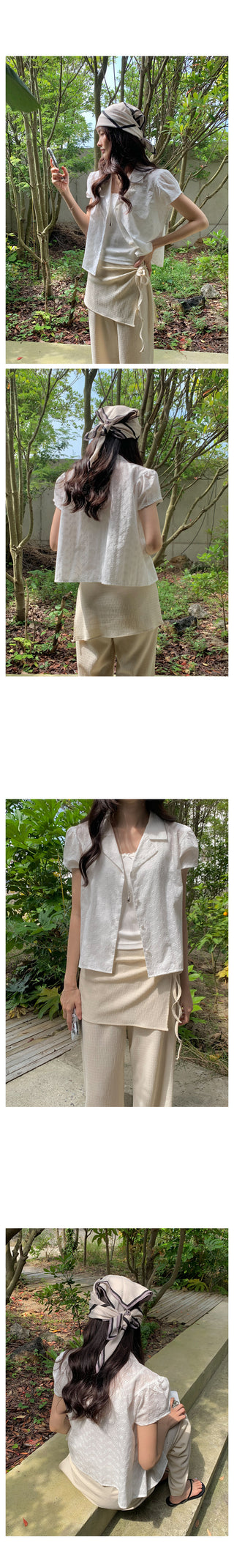 Lace shirt blouse