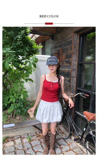 Button sleeveless
