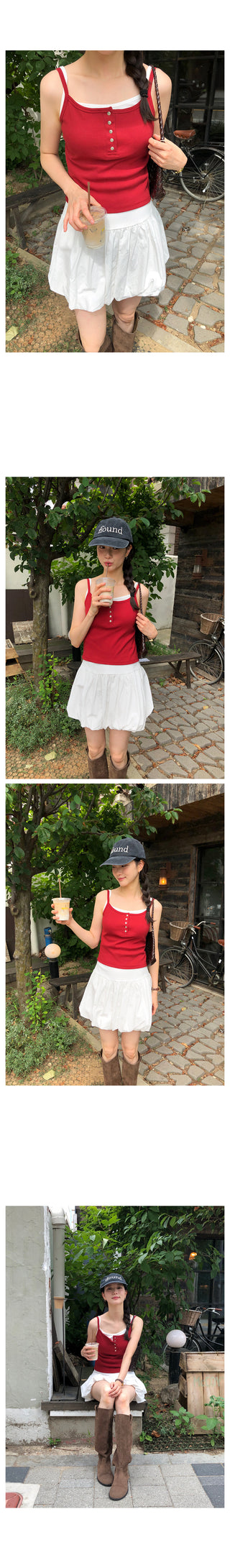 Button sleeveless