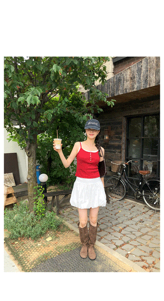 Button sleeveless