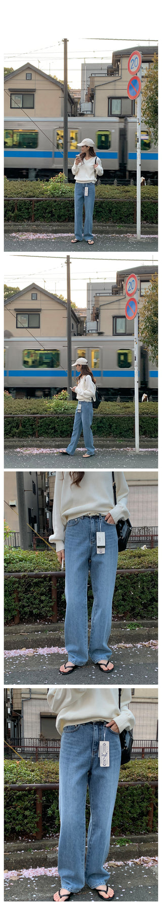 (6 colors) High-quality cotton V-neck knit
