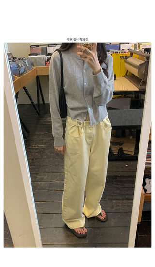 Side buckle pants