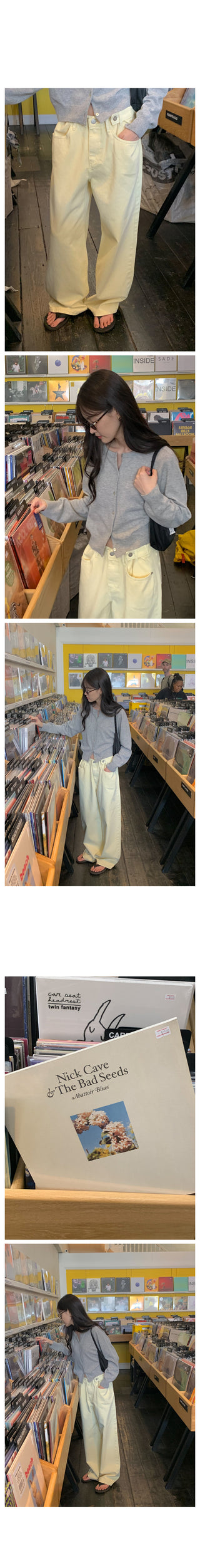Side buckle pants