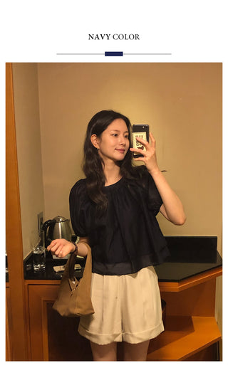 [8 colors] Daily Boat Neck Short Sleeve T-Shirt