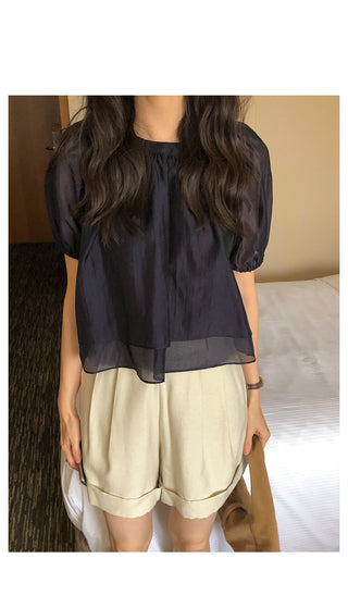 [8 colors] Daily Boat Neck Short Sleeve T-Shirt