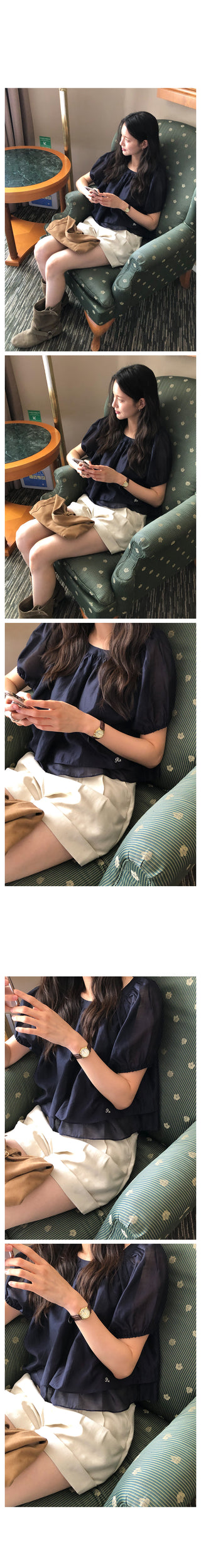 [8 colors] Daily Boat Neck Short Sleeve T-Shirt