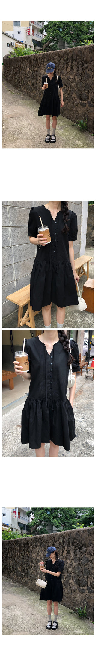 Lace blouse dress