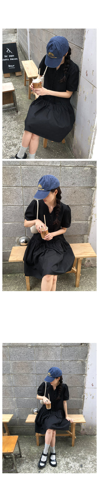 Lace blouse dress