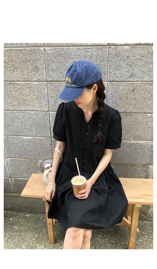 Lace blouse dress