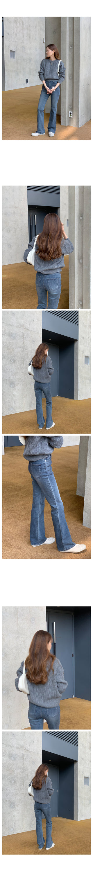 signature slim boots cut denim