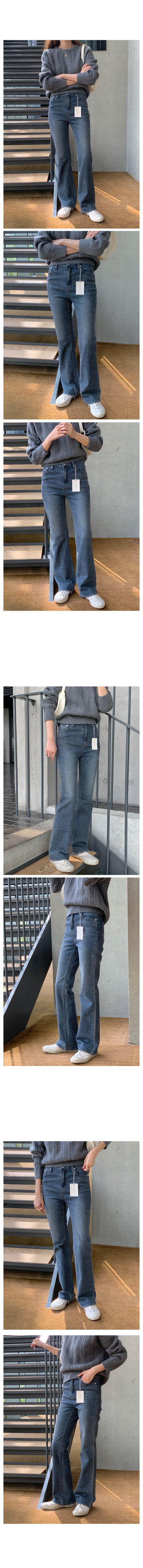 signature slim boots cut denim