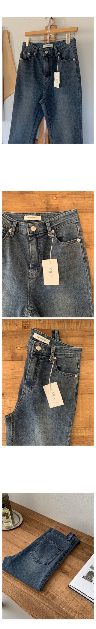 signature slim boots cut denim