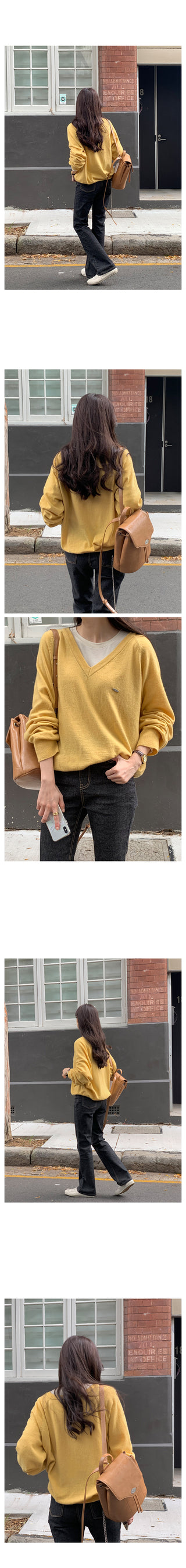 Slim bootcut denim pants