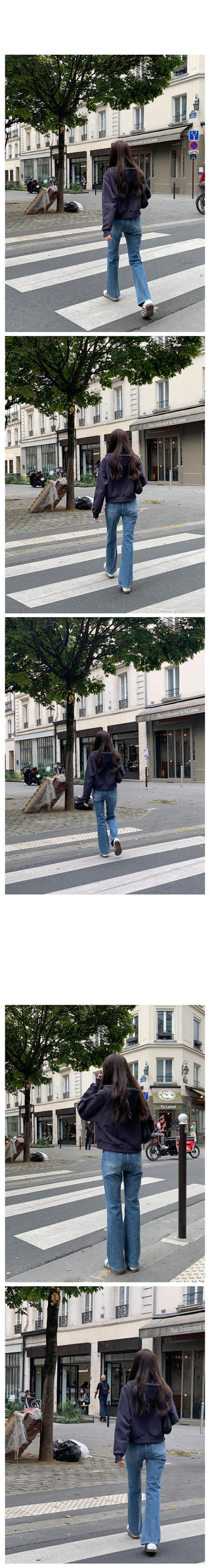 Signature Slim Bootcut Vintage Denim Pants