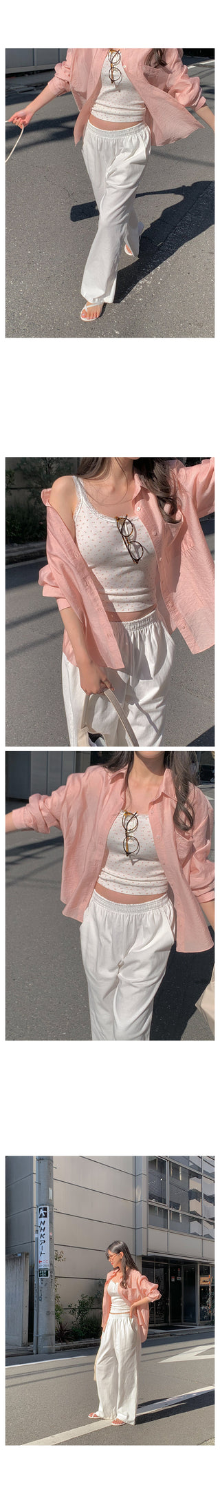 Silky sheer shirt