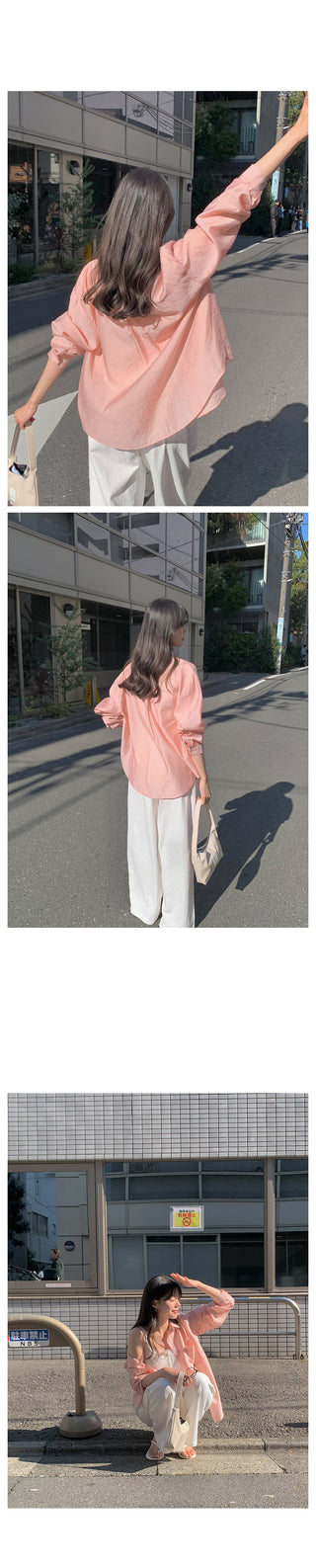 Silky sheer shirt