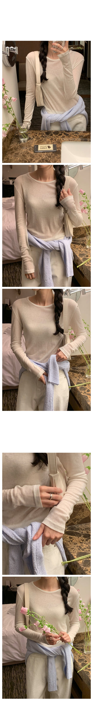 Wool Tencel T-shirt