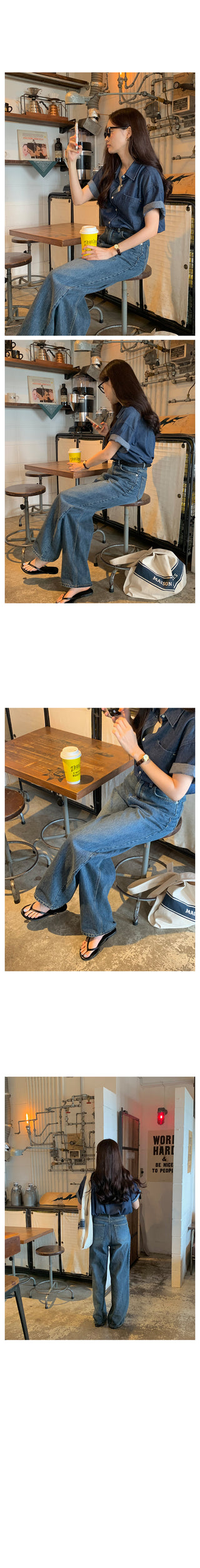 Summer denim shirt (2 colors)