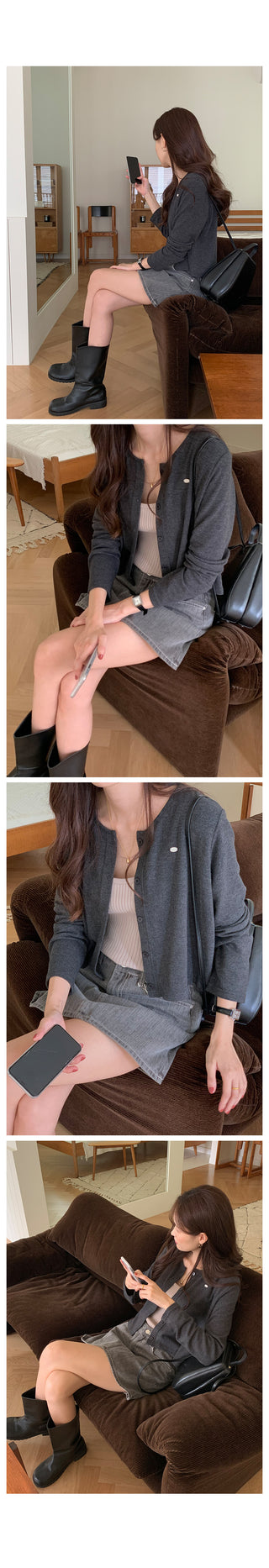 Gent Cropped Cardigan