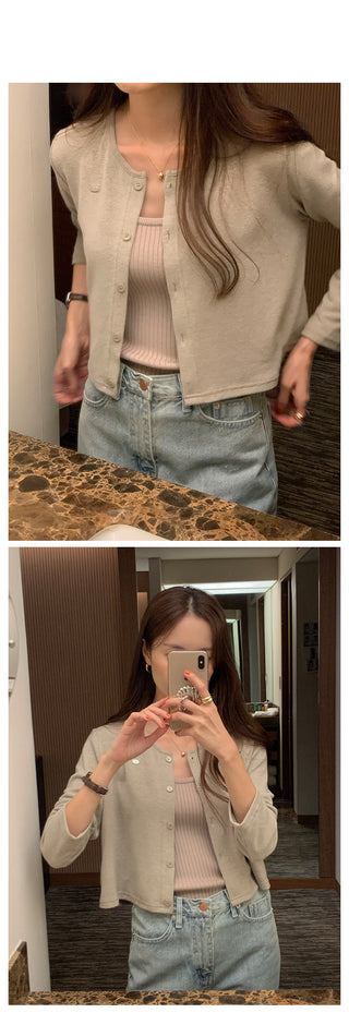 Gent Cropped Cardigan