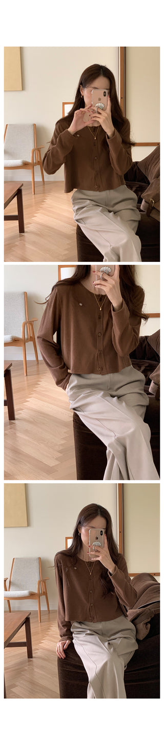 Gent Cropped Cardigan