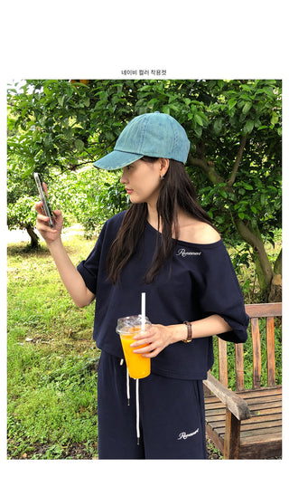 Cozy Off-Shoulder T-Shirt