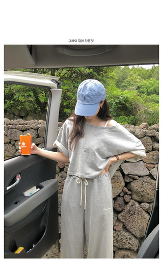 Cozy Off-Shoulder T-Shirt