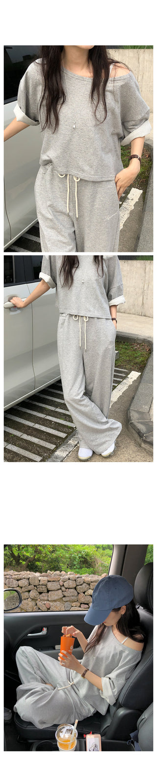 Cozy Off-Shoulder T-Shirt