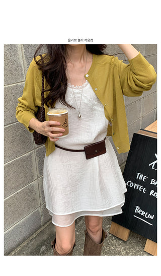 Round Summer Cardigan