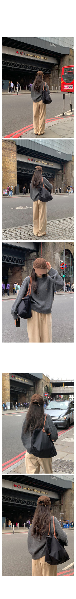 Round wool knit